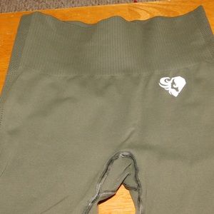 Green gymshark leggings